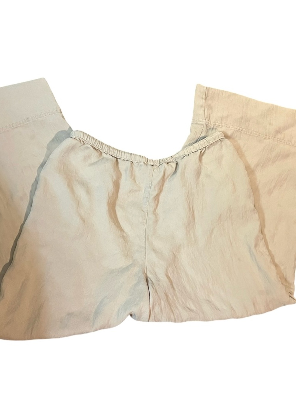 Calypso St. Barth Wide-Leg Drawstring Pants in Soft Cream - Picture 6 of 7